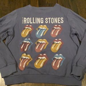 Target navy Rolling Stones sweatshirt